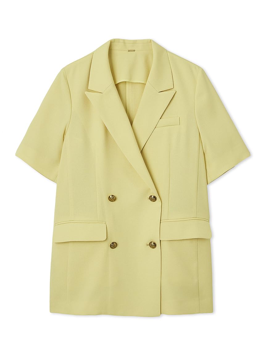 【milaowen】イージーケア 金釦ハーフスリーブテーラードジャケット Mila Owen（ミラオーウェン）の「【イージーケア】金釦ハーフ